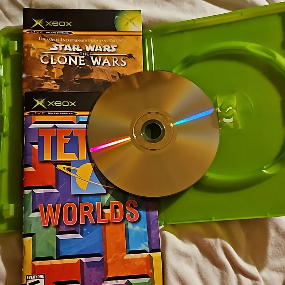 1/2 PRICE🔻Xbox Lucas Arts Star Wars Clone Wars/Tetris